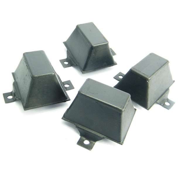 Direct Replacement Axle Bump Stop for Series 1, 2 & 3, set of four black rubber bump stops for vehicle suspension repair. Direct Replacement Axle Bump Stop for Series 1, 2 & 3, set of four black rubber bump stops for vehicle suspension repair.