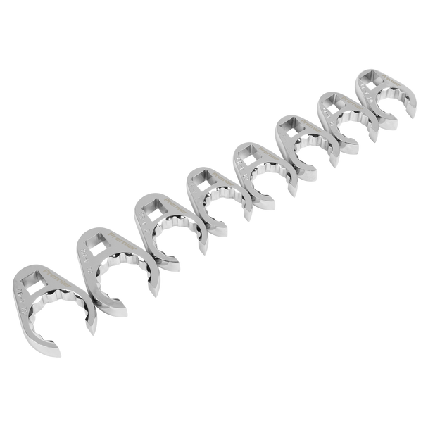 Crow's Foot Spanner Set 1/2"Sq Drive 8pc