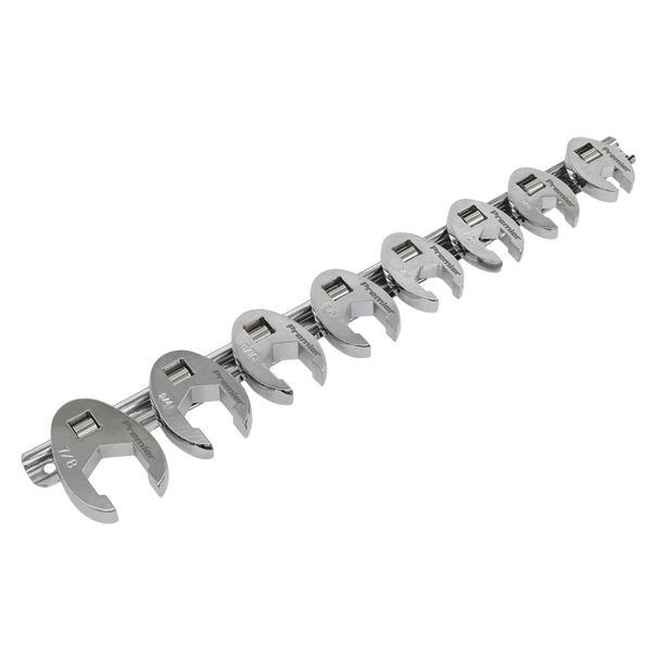 Premier Imperial Crow's Foot Spanner Set 3/8"Sq Drive 8pc