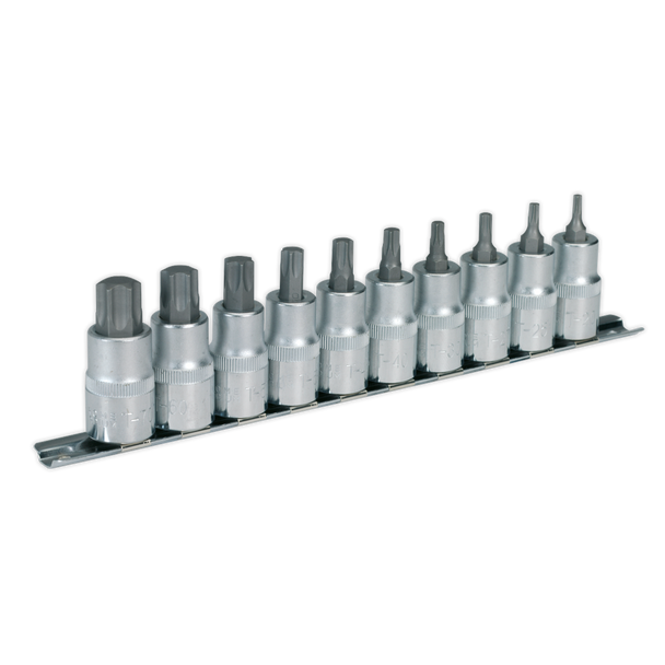 Premier TRX-Star* Socket Bit Set 1/2"Sq Drive 10pc