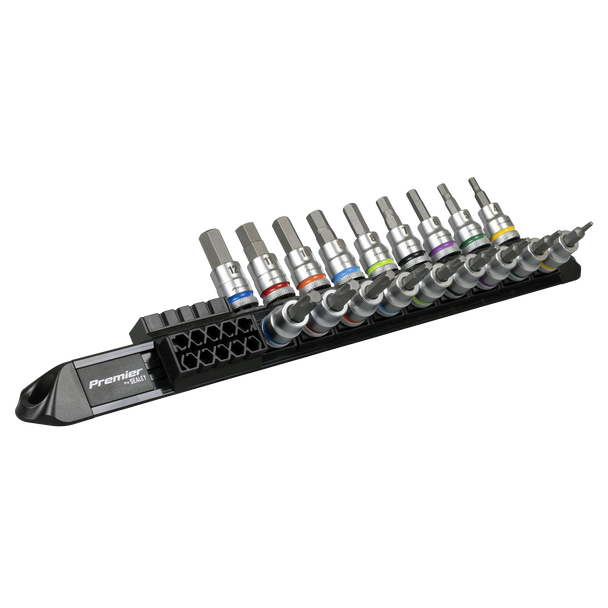 Premier Platinum Series Hex & TRX-Star* Socket Bit Set 3/8"Sq Drive 18pc