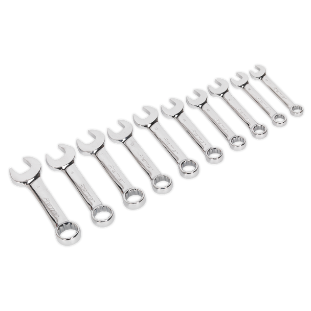 Premier Stubby Combination Spanner Set 10pc