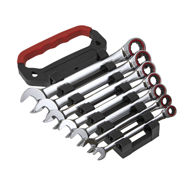 Premier Platinum Combination Ratchet Spanner Set 7pc