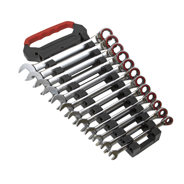 Premier Platinum Reversible Ratchet Combination Spanner Set 12pc