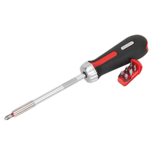 Premier Platinum Fine Tooth Ratchet Screwdriver Set 8pc
