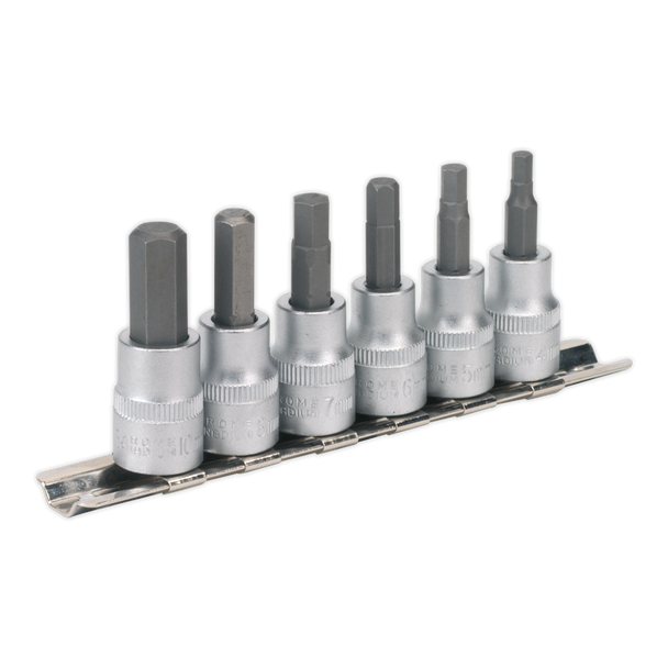 Premier Hex Key Socket Bit Set 3/8"Sq Drive 6pc