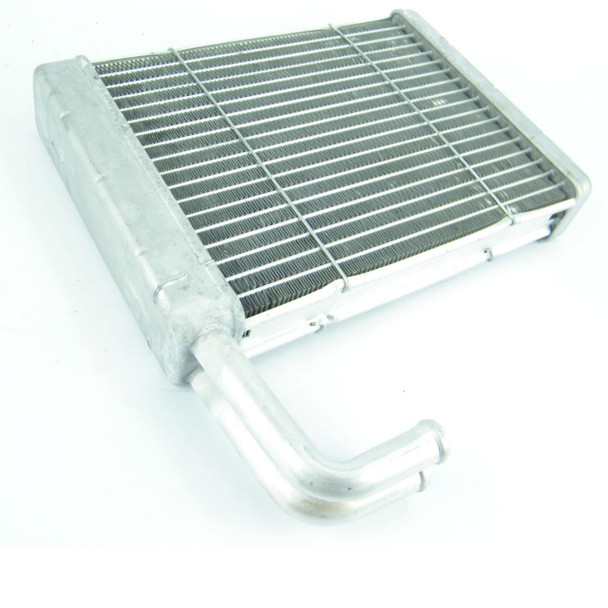 Direct Replacement Early Type Heater Matrix for Defender with Curved Pipes, automotive heater core with curved connecting pipes designed for 1986-1990 Land Rover Defender models. Direct Replacement Early Type Heater Matrix for Defender with Curved Pipes, automotive heater core with curved connecting pipes designed for 1986-1990 Land Rover Defender models.