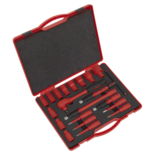 Premier Insulated Socket Set 1/2"Sq Drive 20pc - VDE Approved