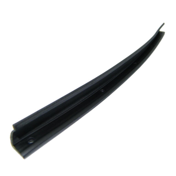 Direct Replacement Rear Side Door Lower Sill Seal for Defender 110/130, black rubber car door sealing strip.