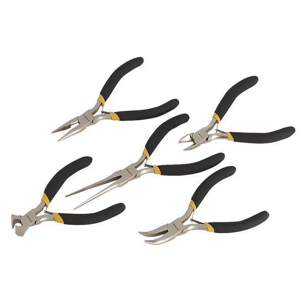 Premier Mini Pliers Set Ni-Fe Finish 5pc