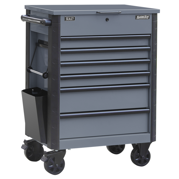 Superline Pro® Tool Trolley 6 Drawer - Grey