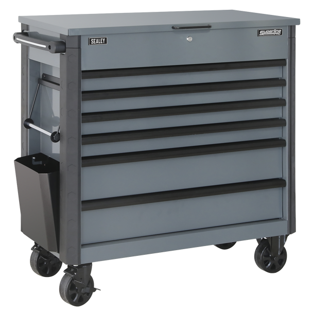 Tool Trolley 6 Drawer - Grey