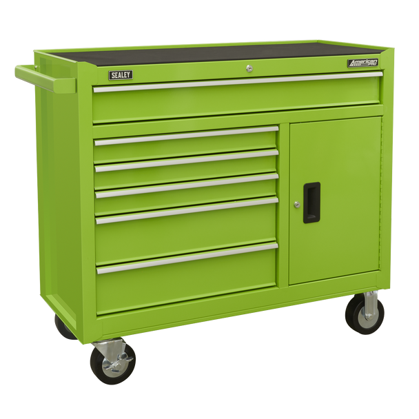 American PRO® Rollcab 6 Drawer - Green