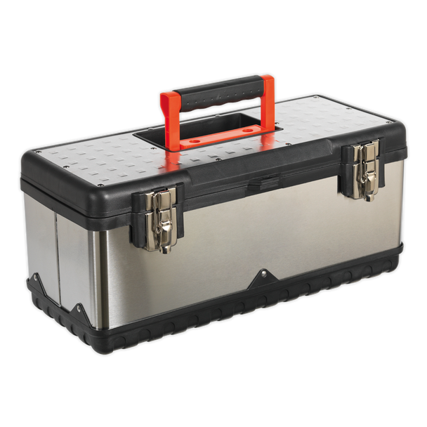 Stainless Steel Toolbox with Tote Tray 505mm