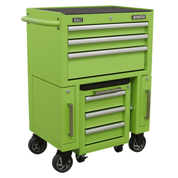 Superline PRO® Rollcab 3 Drawer with Utility Seat