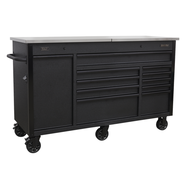 Superline PRO® Mobile Tool Cabinet with Power Tool Charging Drawer 1600mm