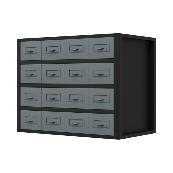 Modular Storage Mid Unit 16 Small Drawers 580mm