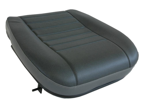 Britpart Seat Base Cushion Front Outer Vinyl Twill for Defender, black seat cushion with vinyl twill covering and contoured design. Britpart Seat Base Cushion Front Outer Vinyl Twill for Defender, black seat cushion with vinyl twill covering and contoured design.
