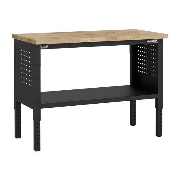 Superline PRO® Modular Workbench with Wooden Worktop 1265mm