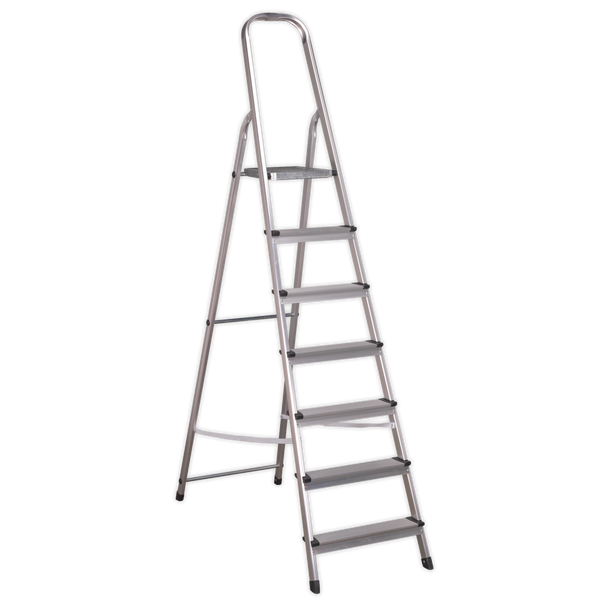Step Ladder 7-Tread Aluminium - EN 131
