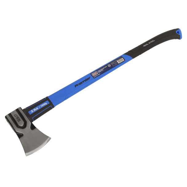 Premier Felling Axe with Fibreglass Shaft 3.5lb