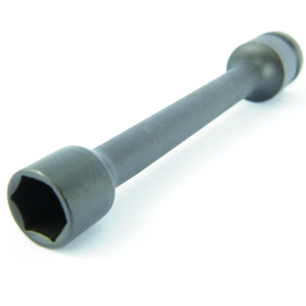 Laser Propshaft Nut & Bolt Socket Tool 1/2" Square Drive, black metal tool with a socket end designed for automotive Propshaft nut and bolt installation or removal.