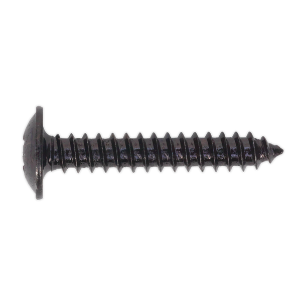 Self-Tapping Pozi Flanged Head Screw 4.2 x 25mm, Black - Pack of 100