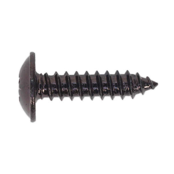 Self-Tapping Pozi Flanged Head Screw 4.8 x 19mm, Black - Pack of 100