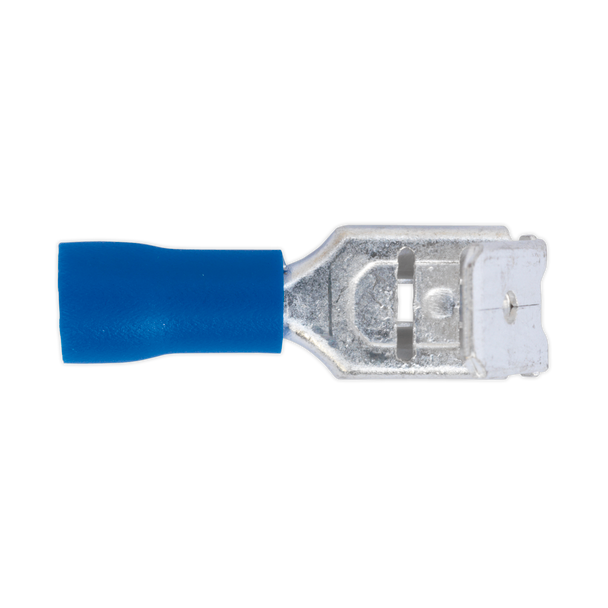 Piggy-Back Terminal 6.3mm, Blue - Pack of 100