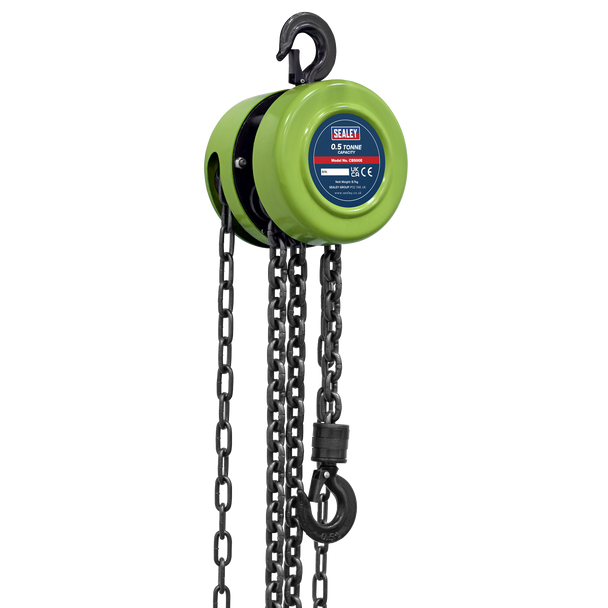 2.5m Chain Block 0.5 Tonne - CB500E