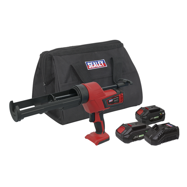 SV20 Series 310ml Cordless Caulking Gun Kit 20V - 2 Batteries