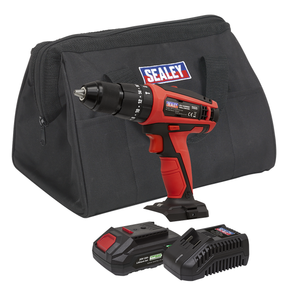 SV20 Series 13mm Cordless Combi Drill Kit 20V 2Ah