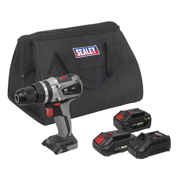 Premier SV20 Series 13mm Brushless Cordless Combi Drill Kit 20V - 2 Batteries