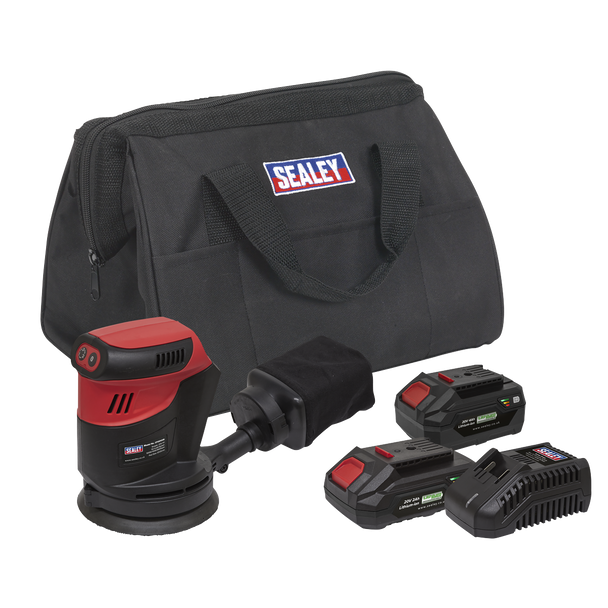 SV20 Series 125mm Cordless Orbital Palm Sander Kit 20V - 2 Batteries