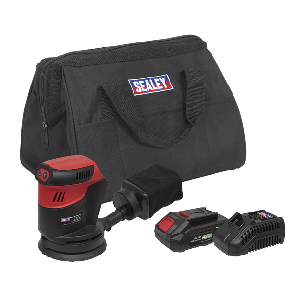 SV20 Series 125mm Cordless Orbital Palm Sander 20V 2Ah