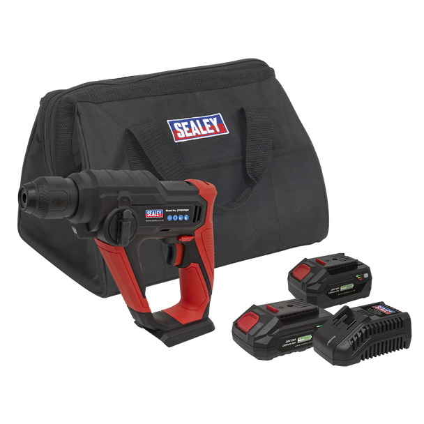 SV20 Series SDS Plus Cordless Rotary Hammer Drill Kit 20V - 2 Batteries