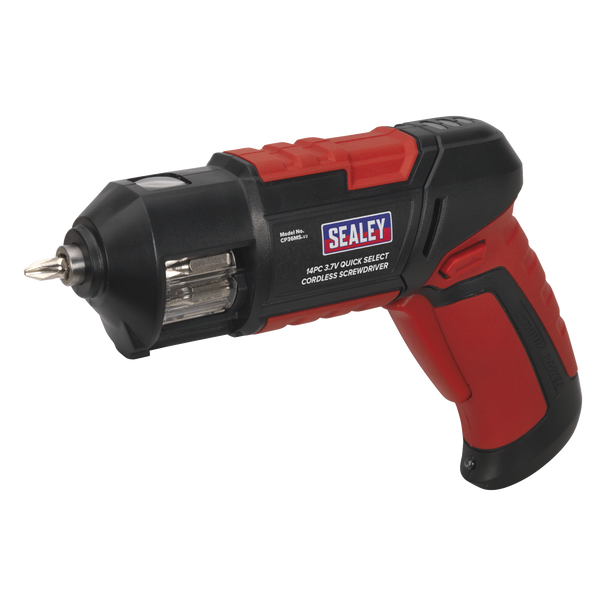 Cordless Quick Select Screwdriver 3.7V 14pc