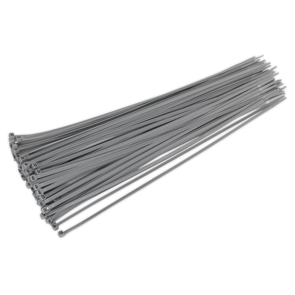 Cable Tie 380 x 4.4mm, Silver - Pack of 100