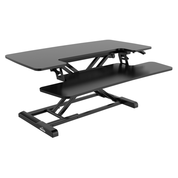 Dellonda 89cm Adjustable-Height Standing Desk Riser 15kg Capacity