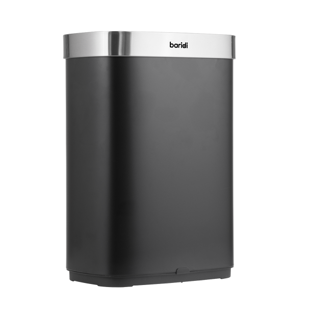Sensor Bin 65L - Black/Stainless Steel