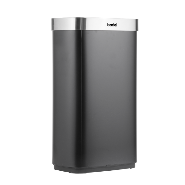 Sensor Bin 80L - Black/Stainless Steel