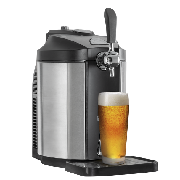 Baridi Mini Keg Draft Beer Dispenser Tap with Integrated Cooling 5L Capacity