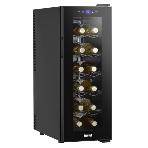 Baridi 12 Bottle Wine Fridge & Cooler - Black