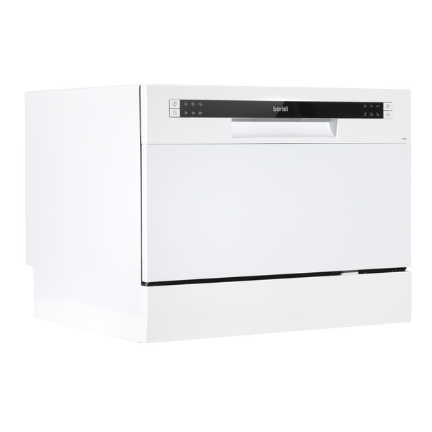 Baridi Tabletop Dishwasher 6 Place Settings 6.5L Capacity - White