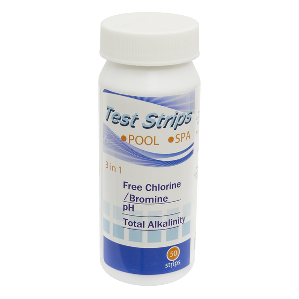 Dellonda 3-in-1 Chlorine, PH & Alkalinity Test Strips x50 Strips - Pack of 1