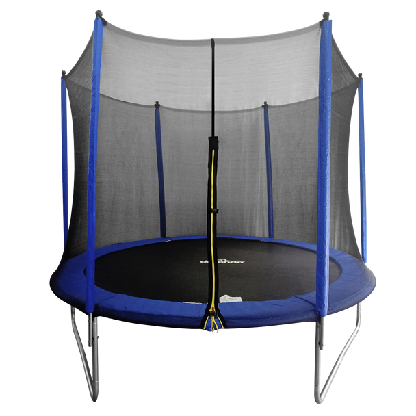 Dellonda Heavy-Duty Outdoor Trampoline with Safety Enclosure Net 10ft