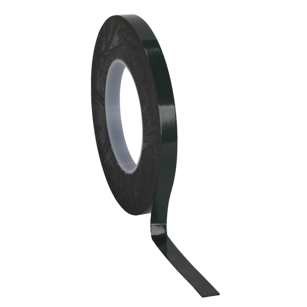 Double-Sided Adhesive Foam Tape 12mm x 10m - Green Backing