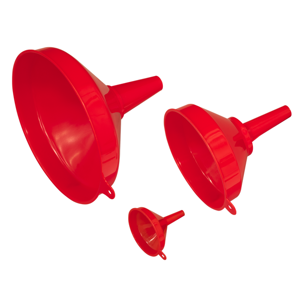 Fixed Spout Funnel Set 3pc