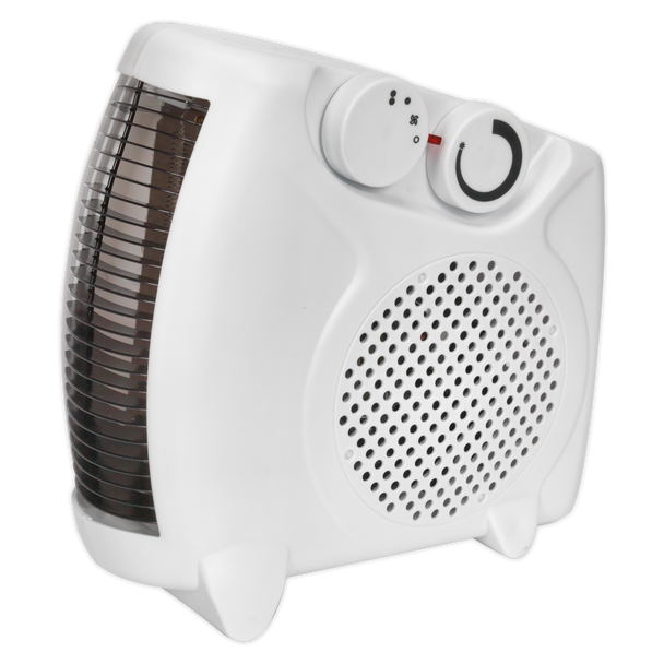 Fan Heater with 2 Heat Settings & Thermostat 2000W/230V