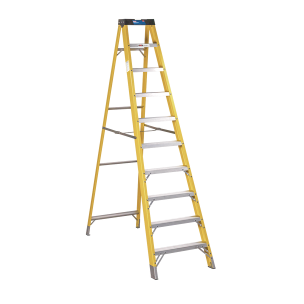 Fibreglass Step Ladder 9-Tread - EN 131